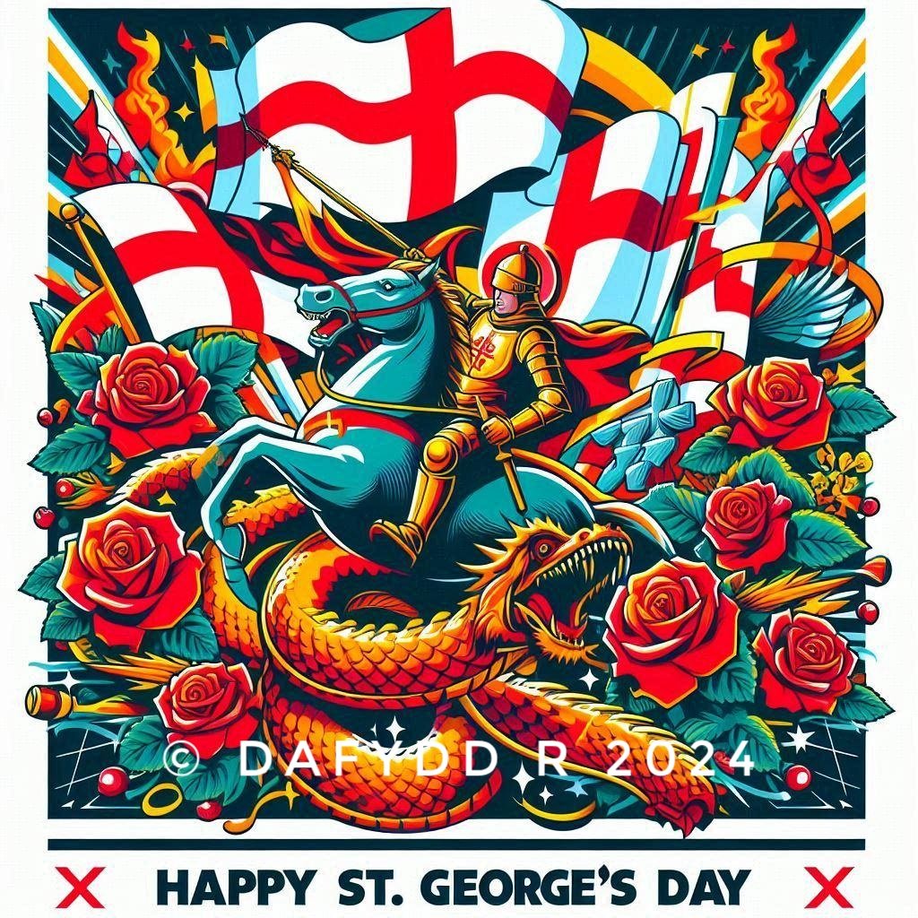 My interpretation of Happy St. George's day 👌