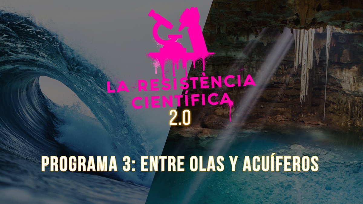 Próximo programa de #LARESISTENCIACIENFICA 2.0: 🗓️Este jueves, 25 de abril ⏰A las 19h 📍Teatro @CaixaForum Palma CONSIGUE TUS ENTRADAS👉caixaforum.org/es/palma/p/ent…