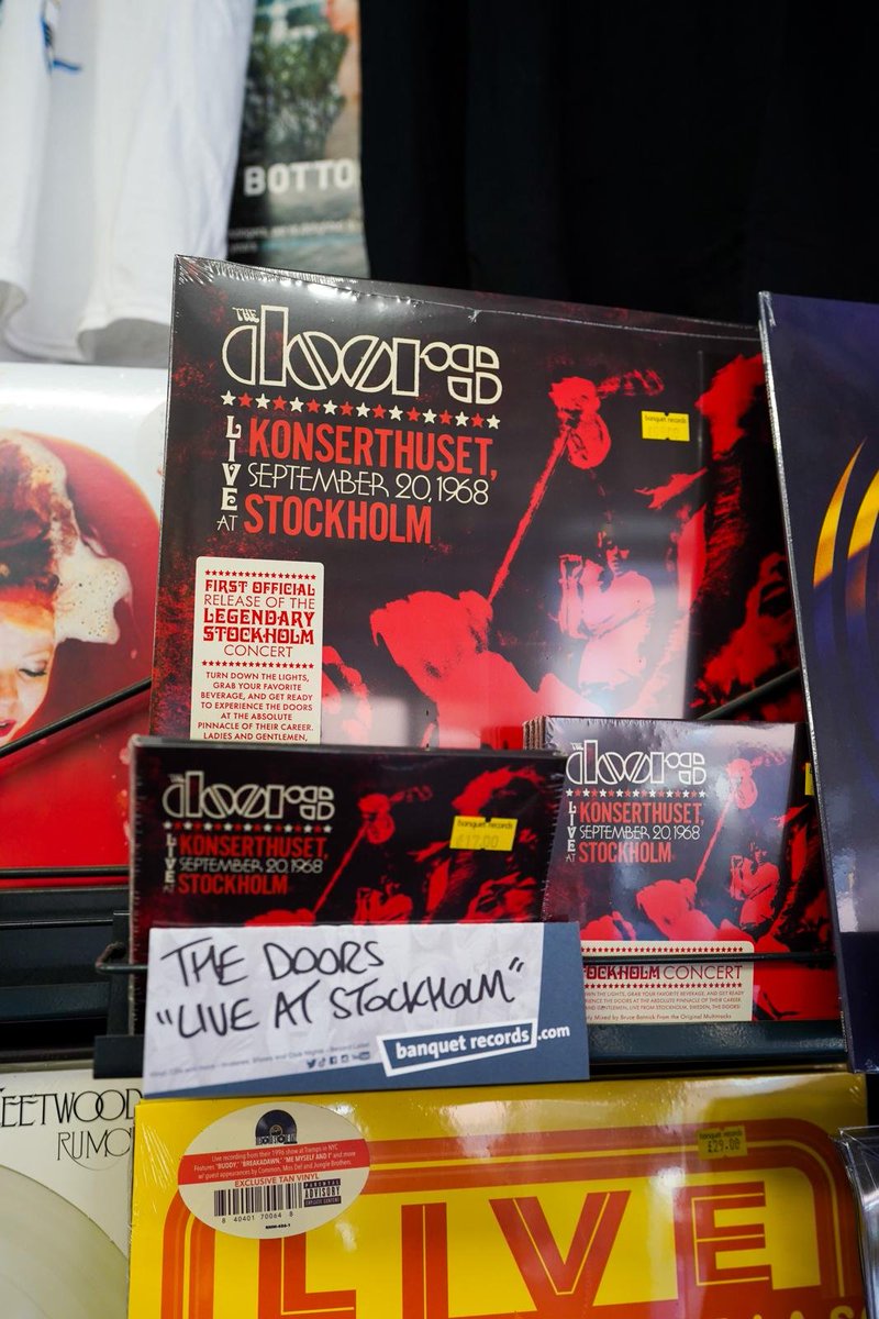 STILL IN STOCK The Doors - Live at Konserthuset, Stockholm banquetrecords.com/the-doors/live…