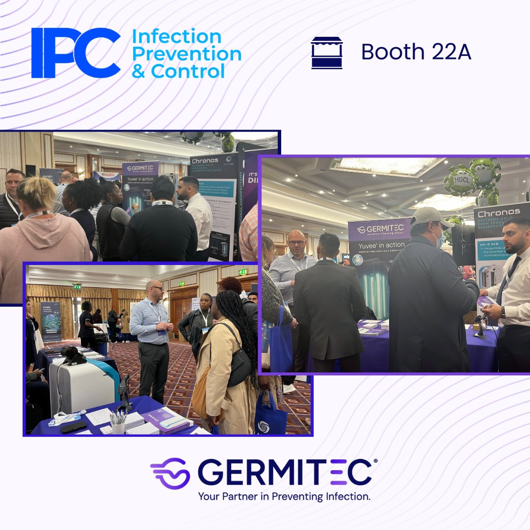 Happy Tuesday from the National Conference Center of Birmingham!​

Today and tomorrow, Germitec is a proud sponsor of @Knowlex by attending the #IPC24 Congress.​

Come to our booth B22A to learn more about our HLD solutions with our product experts.​

➡️germitec.com