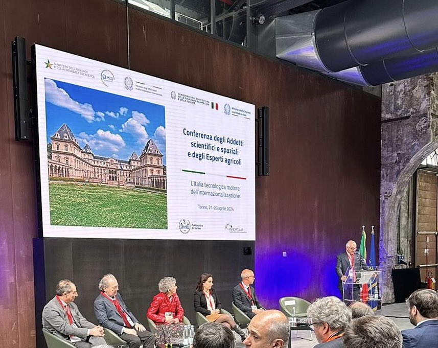 A Torino per parlare di spazio nella Conferenza degli addetti scientifici e spaziali e degli esperti agricoli @farnesina @ESASpaceEconomy @ItalyatOECD_ESA @esa @GPastorelli1973 @MauroBattocchi