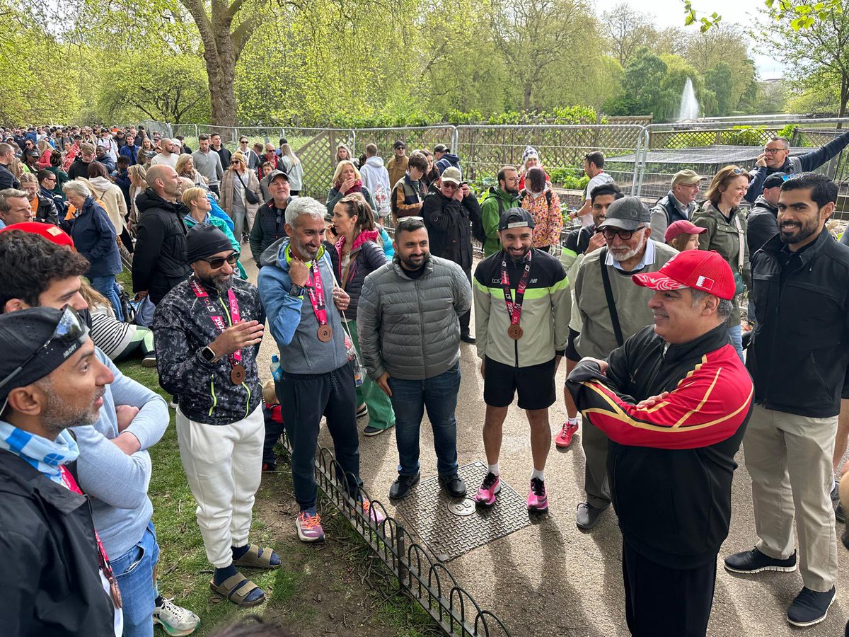 Congratulations to all the Bahraini 🇧🇭 athletes who took part in the 2024 #London marathon. Your determination and talent inspire us all. 💪🏻🏅