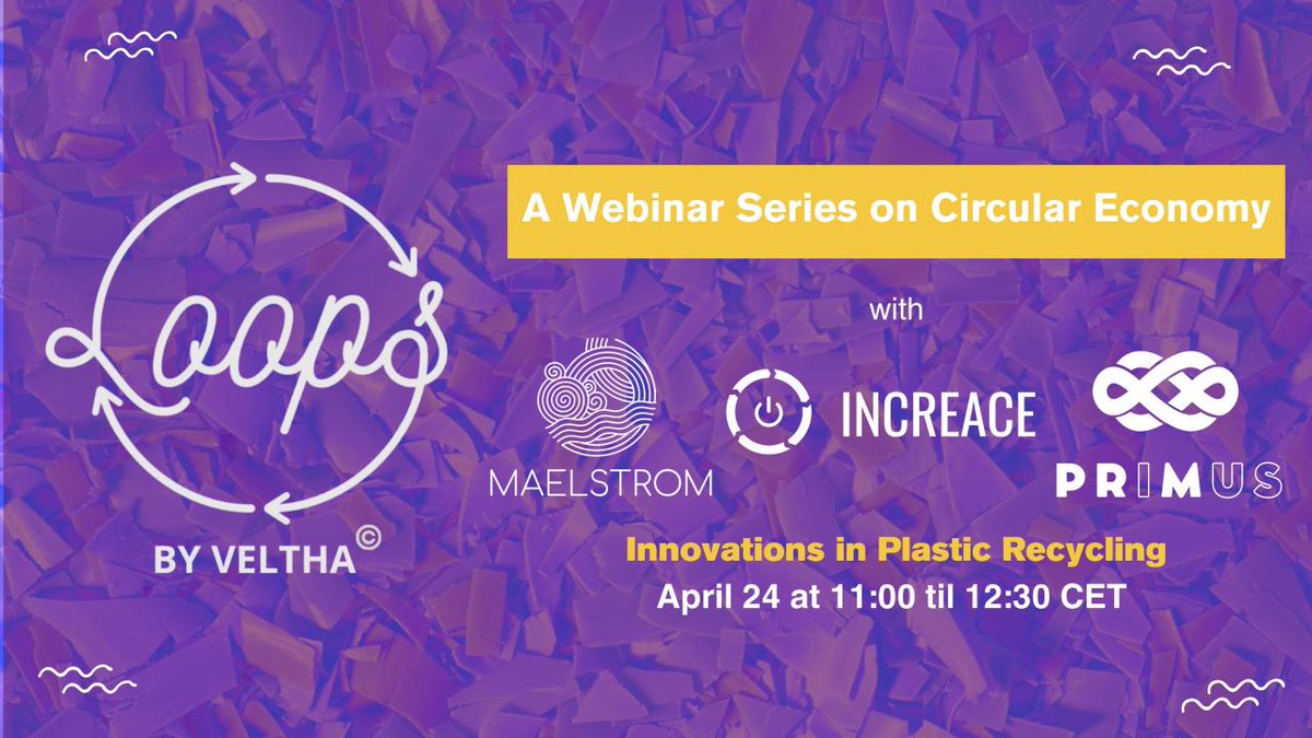 Reminder!🚨

♻️Don't forget to tune in for the next episode of #LOOPS on #plastic #recycling tomorrow, featuring additional project @INCREACEproject .

@PrimusProjectEu @H2020Maelstrom 
#circulareconomy #Innovation #Sustainability 

Registration here 👇linkedin.com/events/7183749…