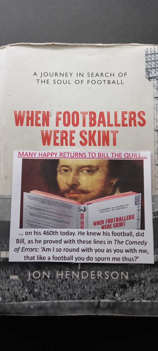 #football #ShakespeareDay #nationaltheatre #PL #COYG #CFC #ARSCHE #EFL #SkyBetChampionship #LCFC #saintsfc #LEISOU #wba #skybetleagueone #CamUTD #Chairboys #ctfc #pufc #UTMP #WeAreImps #SkyBetLeagueTwo #WeAreBarrow #bcafc #WeAreUnited #DRFC #TheVanarama #altrincham #worclub #smfc