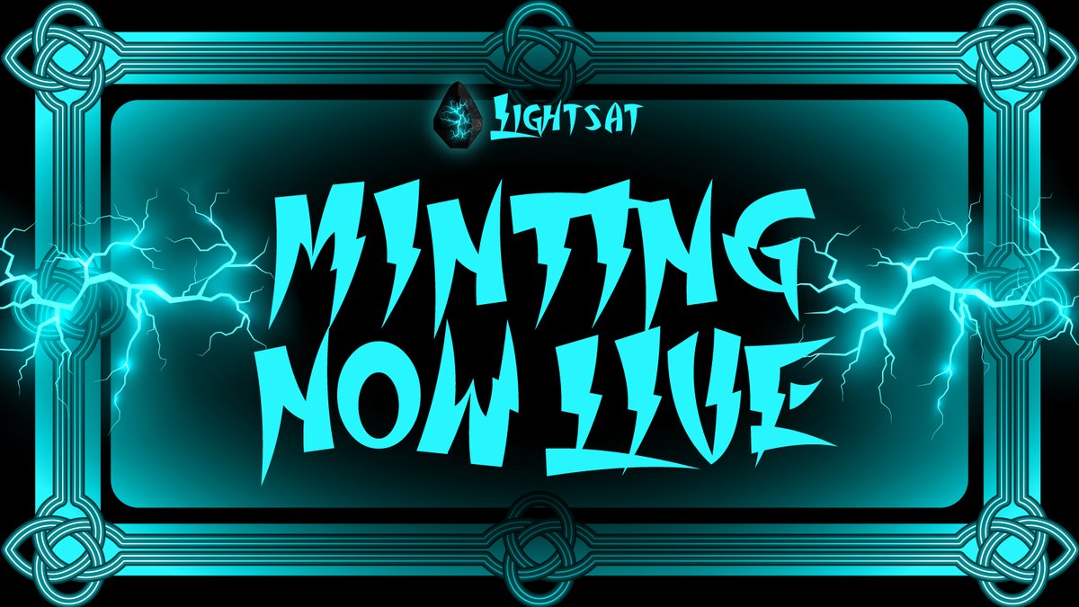 Lightsat_io's tweet photo. The minting feature on Lightsat's Dapp has been ENABLED.
🖥 Access the minting portal here:
https://t.co/BRF6CG5IvQ
ᛚᛁᚷᚺᛏᛊᚨᛏ ⚡️
#Lightsat $LIS #Runes https://t.co/ECCzT8kA9Z