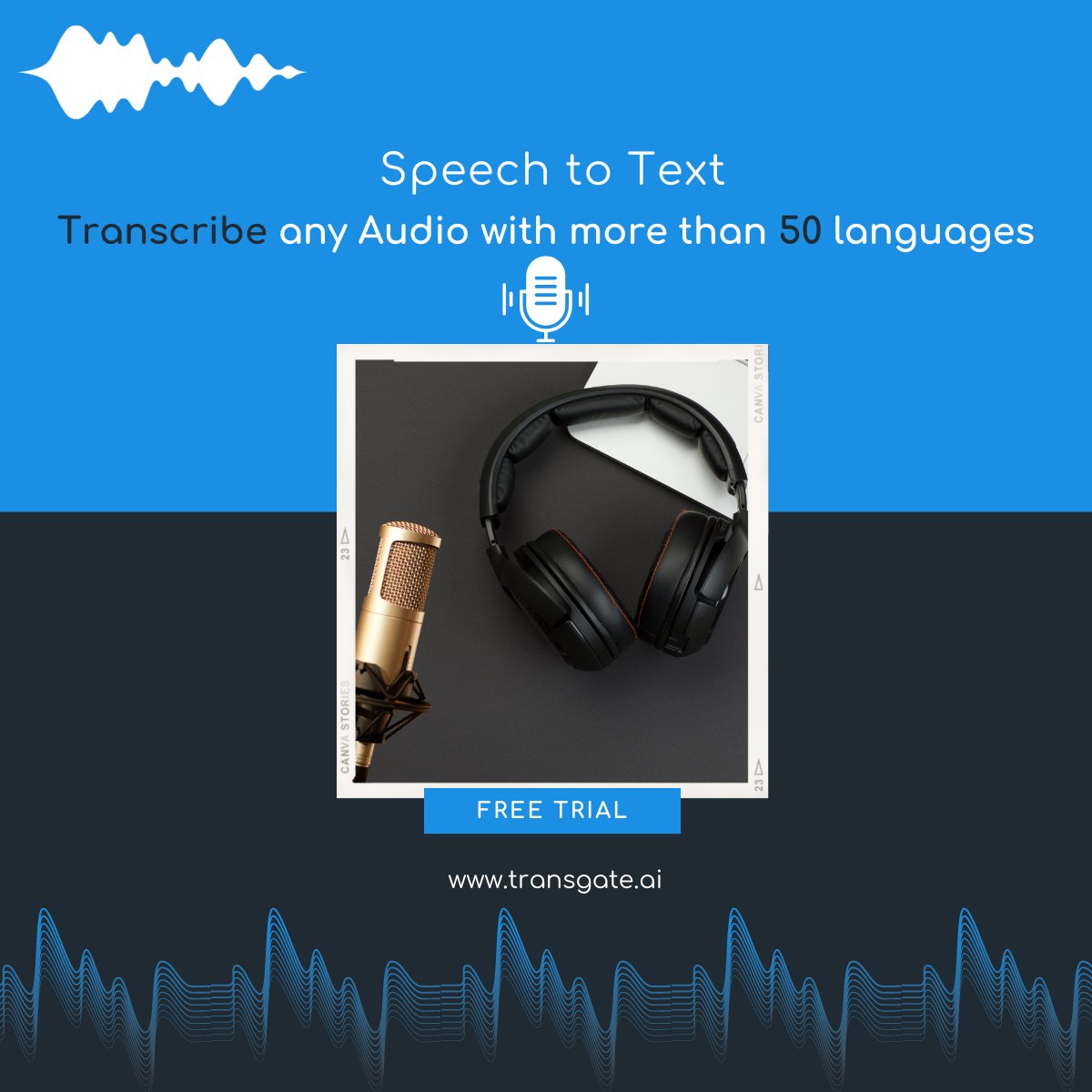 Transgate makes global communication seamless by transcribing audio to text in over 50 languages.

Please Visit: transgate.ai 

#Transgate #accuracy #convertaudiototext #SpeechToText #AI #Productivity #transcription #Efficiency #SaveTime #AudioToText #PayAsYouGo…