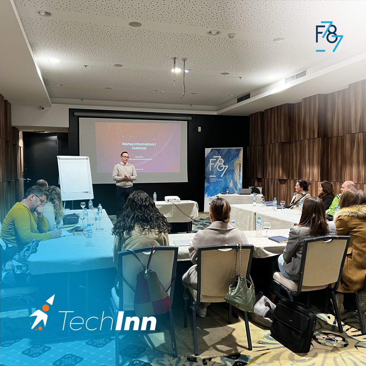 Fondacija787's tweet photo. 🚀 Amazing #TechInn #bootcamp it was!
Final step before welcoming our #TechInn startups to the final #DemoDay, scheduled for late May.
⏭ Stay tuned for more #TechInn updates! https://t.co/K5TMMAl1Lm