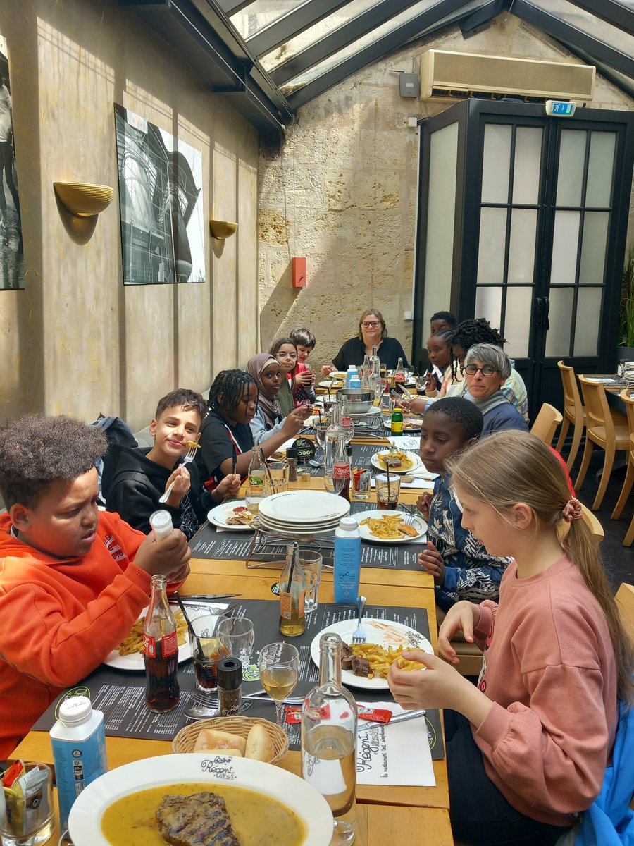 Enjoying a lovely lunch in France 🇨🇵The food was brie-lliant! #BonAppétit #GrantonFamily #Leadingtheway #Excellenceforall