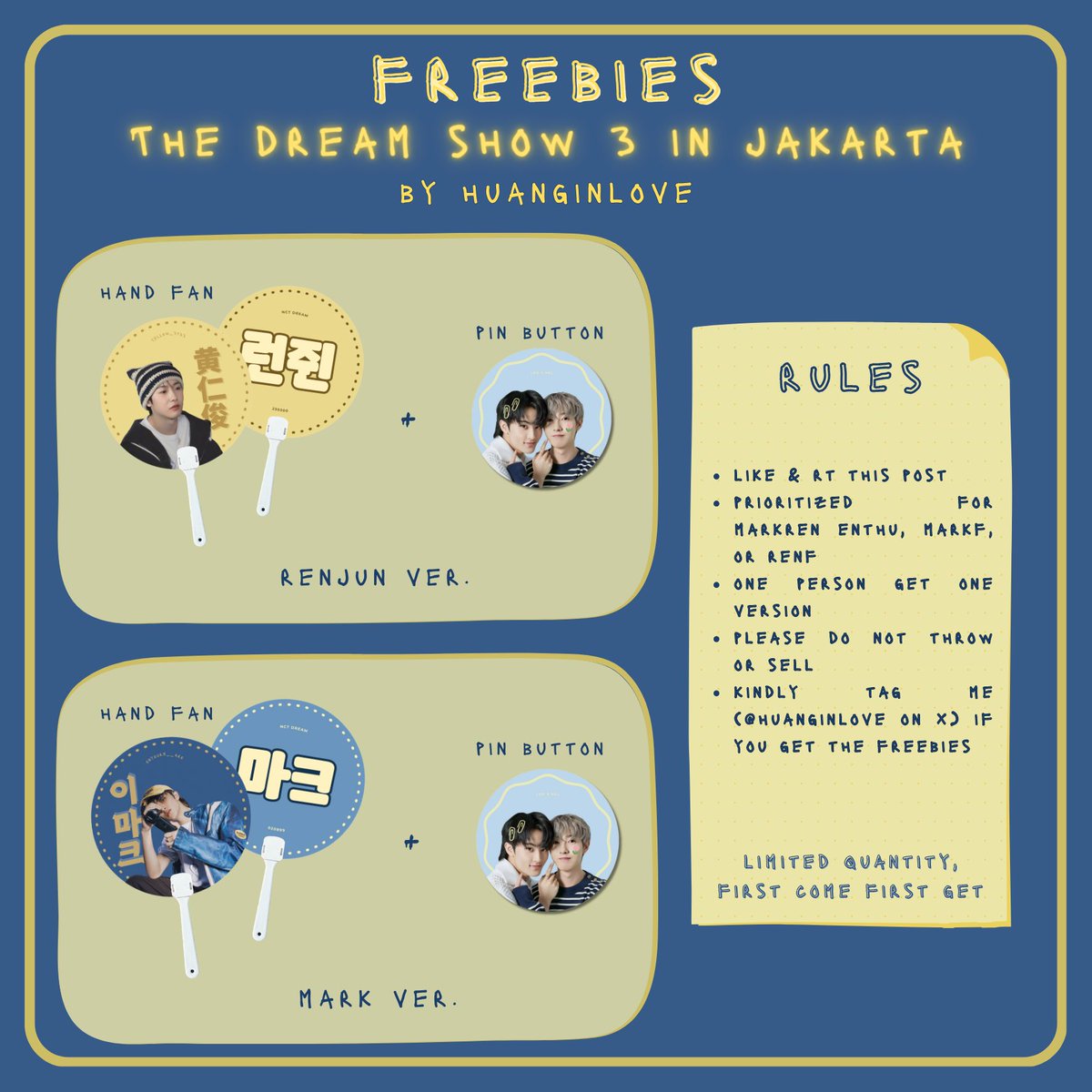 ݁𖥔 ݁˖ FREEBIES TDS 3 in JAKARTA ˖ ݁𖥔 ݁   
                 by <a href="/huanginlove/">arje🔅</a>

—★ GBK main stadium 
—★ 18 may 2024 (exact time; tba)
—★ more details below

[like &amp; rt are appreciated!]

#TDS3INJAKARTA #THEDREAMSHOW3INJKT #THEDREAMSHOW3_in_Jakarta
