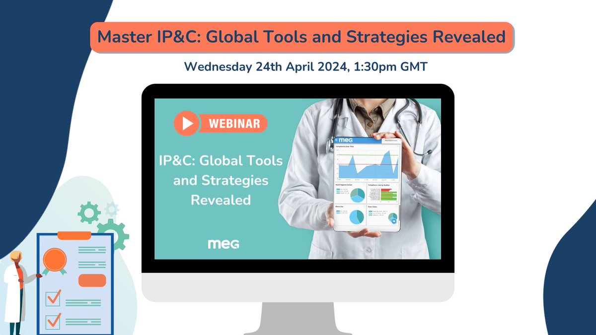 MEG_Healthcare's tweet photo. Tomorrow is #webinarwednesday 🤓
'Master IP&amp;C: Global Tools &amp; Strategies Revealed' will be live at 1:30pm (GMT). The good news is there's still time to sign up 🎉https://t.co/m1LMUVKTXr
If you signed up but can't make it, a recording will be available to all registrants after. https://t.co/CKJtPxjWUU