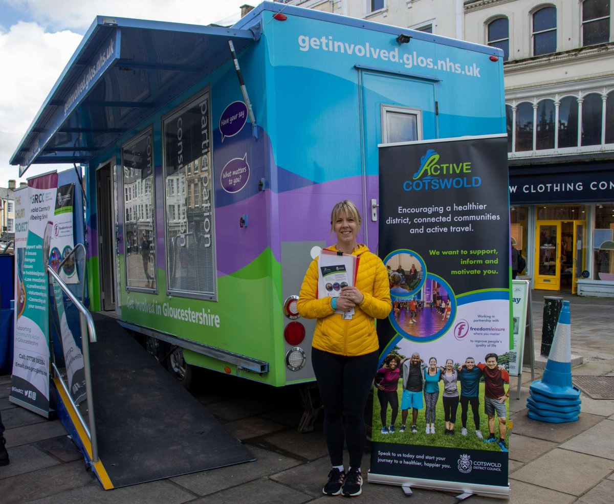 Our next stop on the Active Cotswold Roadshow is Stow-on-the-Wold!🎉🚌 We'll be at Stow Market Square this THURSDAY from 10am - 3pm with the NHS bus. Come along to get FREE support and guidance around health and wellbeing.
