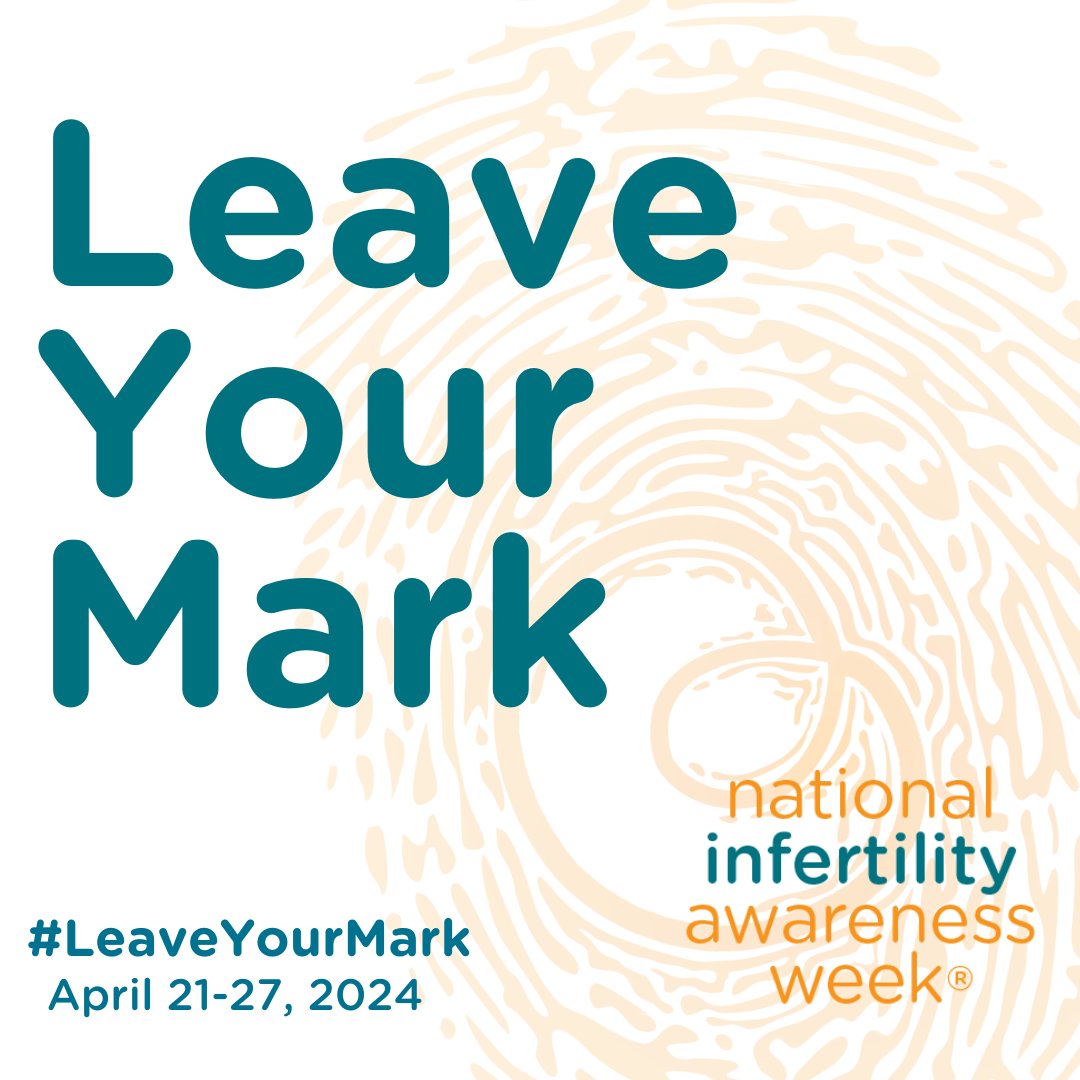 About 1 in 6 people worldwide are affected by infertility. Let's raise awareness about #infertility and the struggles people face when building a family by educating ourselves and others 👉 bit.ly/3U22G1e. #NationalInfertilityAwarenessWeek #NIAW2024 #MakeYourMark