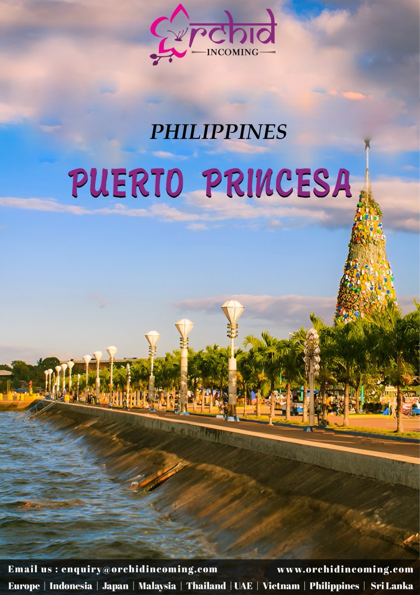 Puerto Princesa: Jewel of Palawan, Gem of the Philippines. Know more email us enquiry@orchidincoming.com 

#orchidincoming #orchidonline #philippinestravel #citytour #explore #enjoy #experience #Adventure #TravelGoals