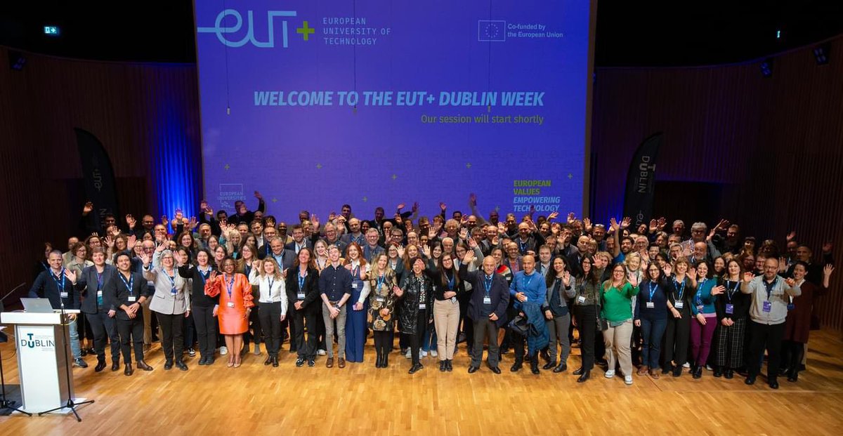 uni_cassino's tweet photo. 🇪🇺 #EUT+ DUBLIN WEEK, 8-12 aprile @WeAreTUDublin, con oltre 100 membri appartenenti ai nove atenei @EuropUnivTech EUt+: conferenze, workshop e sessioni di lavoro tematiche. Ecco le attività della delegazione #Unicas https://t.co/2jzZJOlx7E
#EUTPlus #EuropeanUniversity https://t.co/slENZHQUkw