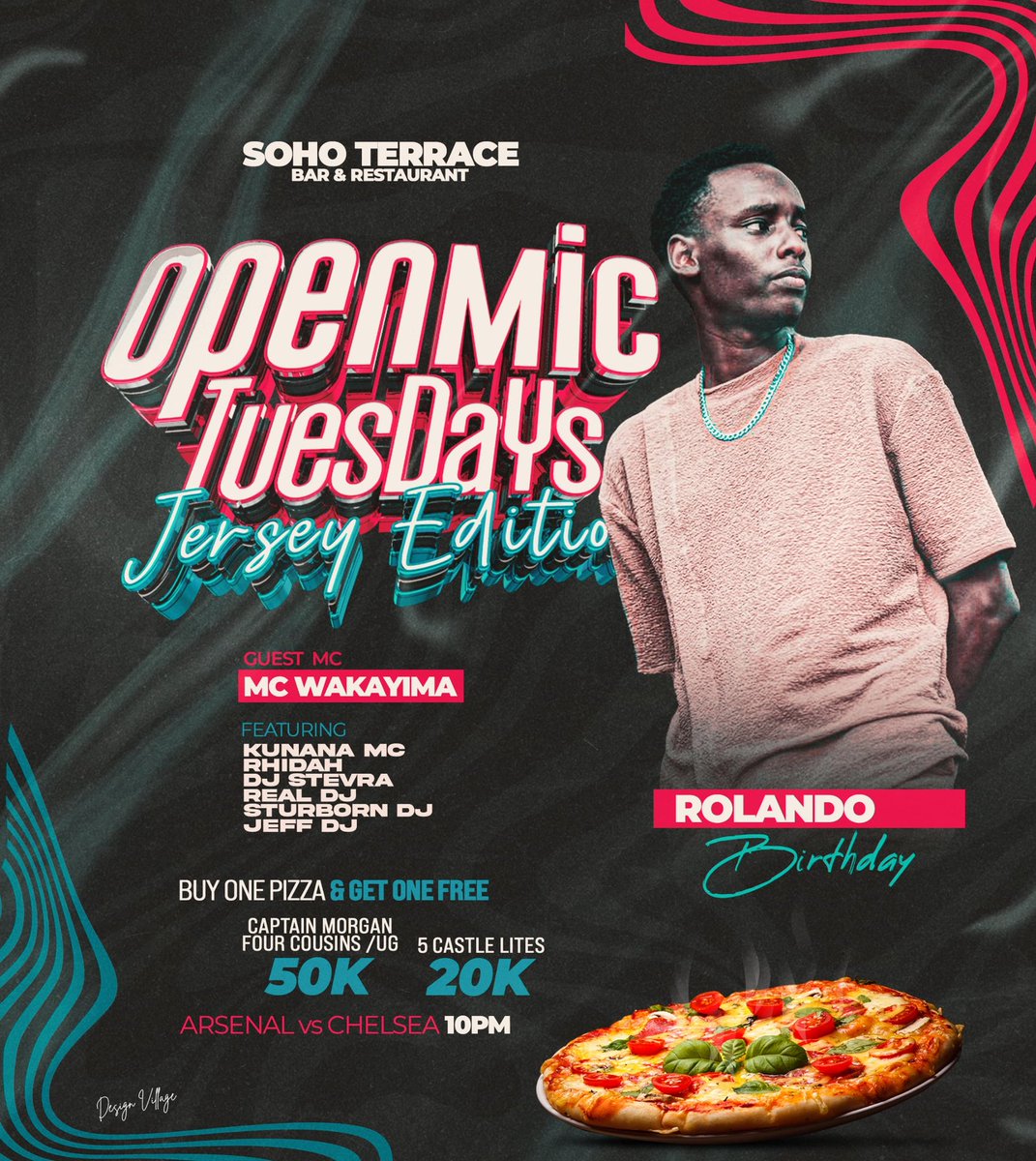 Come tonight at Soho Terrace let's celebrate Rolando's birthday together #OpenMicKaraoke