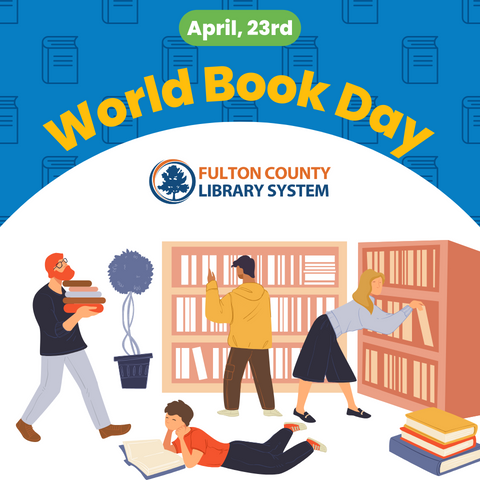 Happy World Book Day from the Fulton County Library System! Reading is essential for growth and development. Browse our website and see what's new. Start reading today to celebrate World Book Day with us! fulcolibrary.org/books-material… #Worldbookday2024 #fulcolibrary #resolvetoread