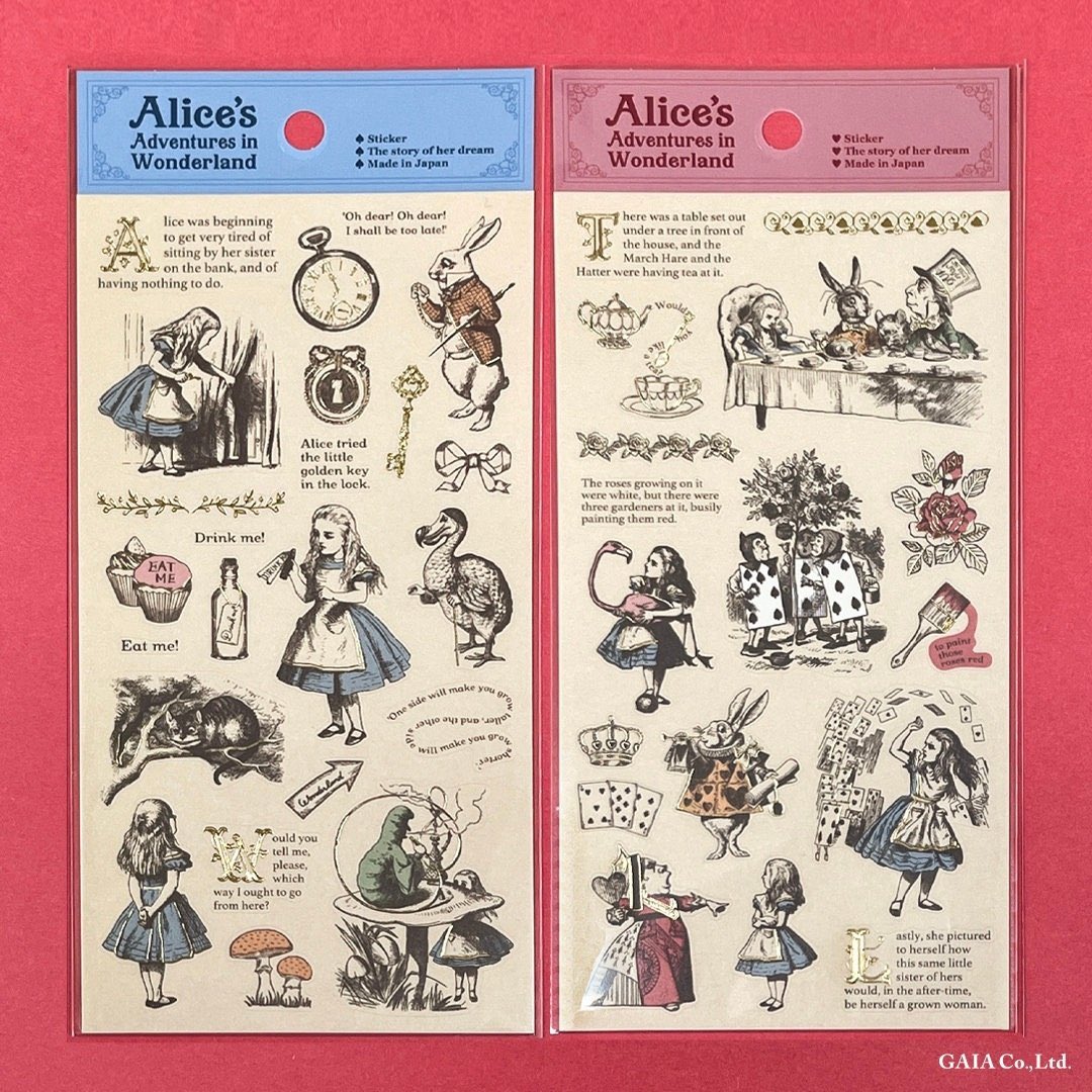 gaia_stationery's tweet image. ご紹介したシールはセリア様で発売中です♥️♠️♦️♣️

▪️シール Wonderland
JAN:4580424666762

▪️アンカットステッカー 小説・楽譜
JAN:4580424666083

#不思議の国のアリス #Uncutsticker #セリア #gaia沼 #100均