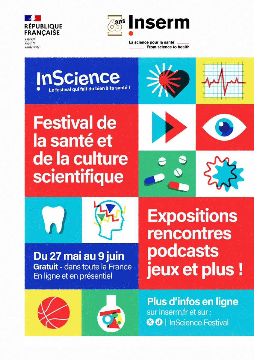 🏋️‍♂️🧠 Table ronde « Sport et santé » 📅 Jeudi 30 mai, 19h-22h 📍 Musée National du Sport, Nice @MuseeduSport 🎟 Entrée libre 🔬 Débattez avec des experts sur les bienfaits et risques du sport pour la santé ! #SportEtSanté @IPMC_sophia inserm.fr/actualite/insc…