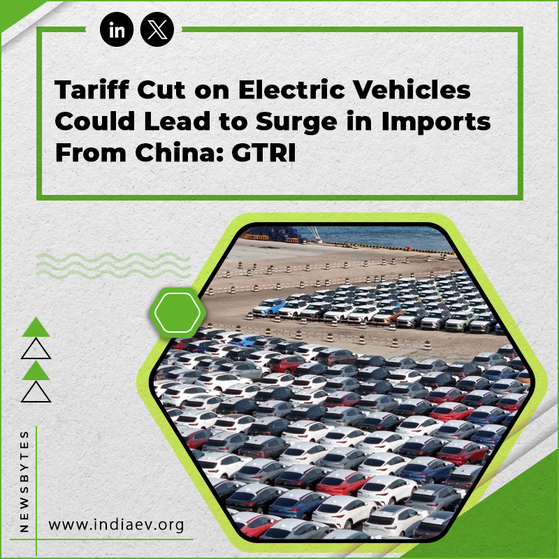 Tariff Cut On Electric Vehicles Could Lead To Surge In Imports From China: GTRI
Read more:- entrepreneur.com/en-in/growth-s…

#ElectricVehicles #EVIndustry #Sustainable #CleanEnergy #RenewableFuture #GreenTech #GreenTechnology #GreenIndia #IndiaEVShow #RenewableEnergy #EntrepreneurIndia