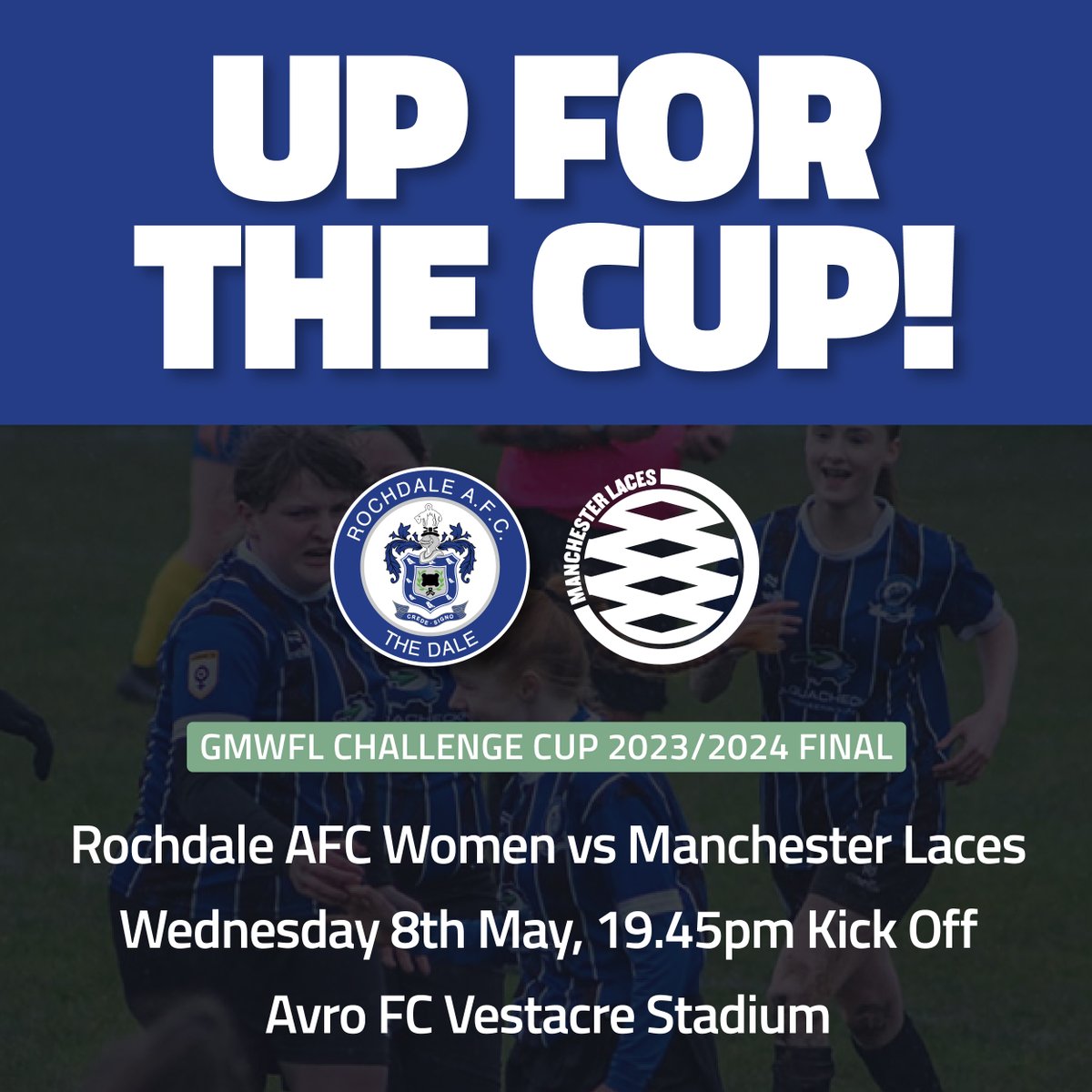 officiallydale's tweet photo. Wishing the best of luck to Dale Women their first of two cup finals this afternoon! 🤞

Ticketing details for this afternoon's game below ⤵️

#RAFC