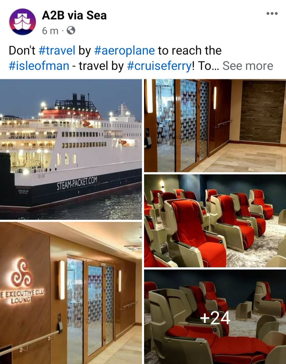 Photo feature of the @iomsteampacket #ferry MANXMAN on #facebookpage 
A2B via Sea. 

Why would you want to #travel by #aeroplane when you have #cruise class facilities on a #ship?!

#iomstory #visitisleofman @IOM_LocalNews @isleofmantoday #isleofmansteampacket