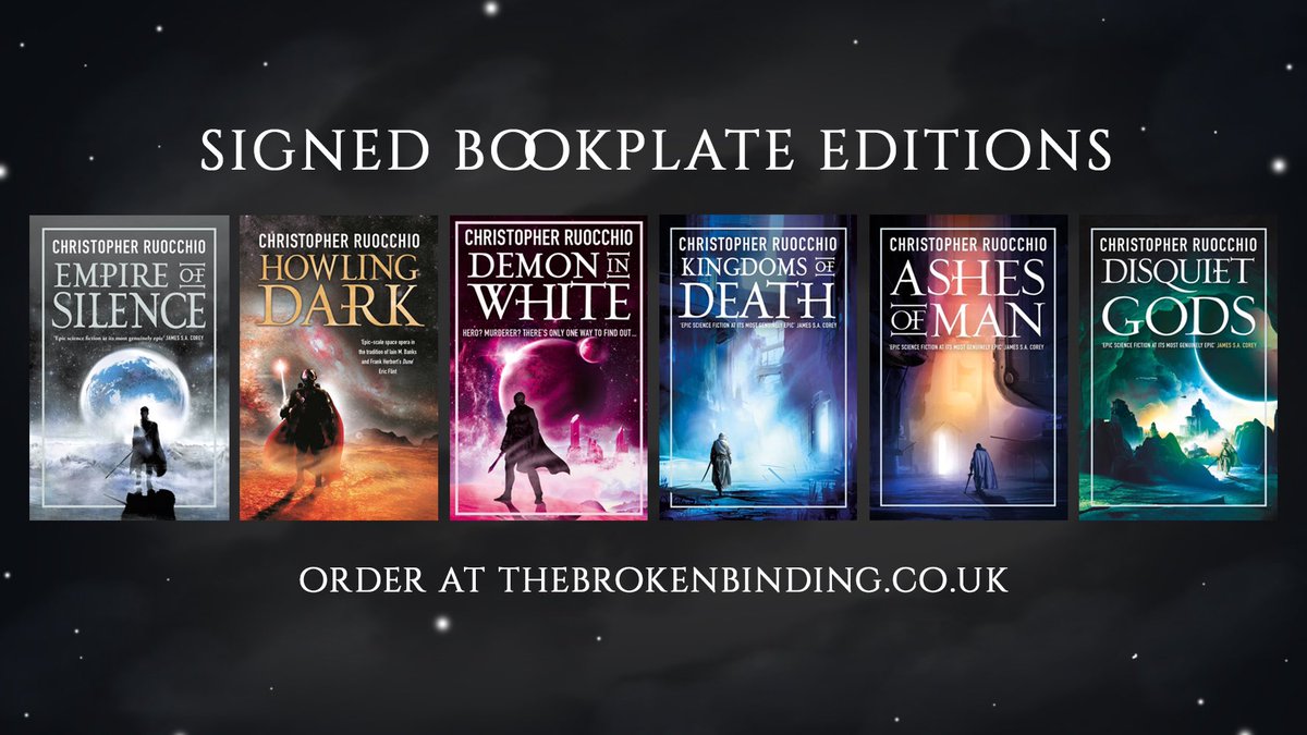 We are pleased to announce that we are now stocking signed bookplate editions of all books within the Sun Eater series over on our regular store ☀️🪐 Link to store👇