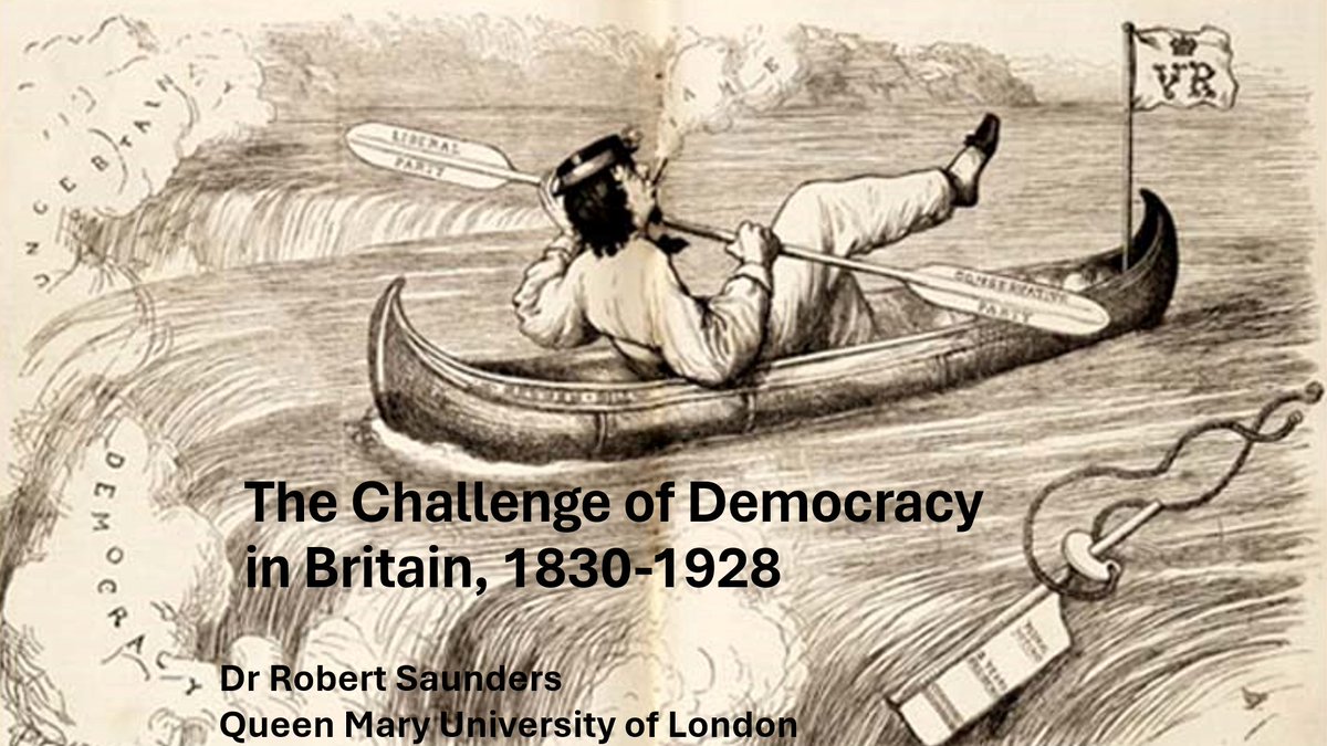 Off to lecture at @UniUtrecht on 'The Challenge of Democracy in Britain, 1830-1928'. I've had a fantastic time in Utrecht over the last few days. Now to try to give something back...