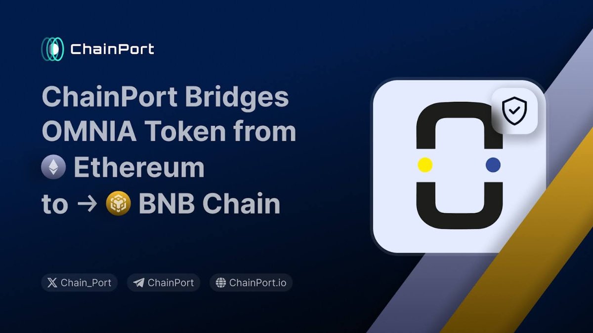 ChainPort 🤝 @omnia_protocol  Port $OMNIA from Ethereum to BNB Chain! 🌉 Thanks to the new bridge, OMNIA holders can broaden their trading options to Uniswap and PancakeSwap, providing increased liquidity and accessibility. Bridge now ⤵️ app.chainport.io