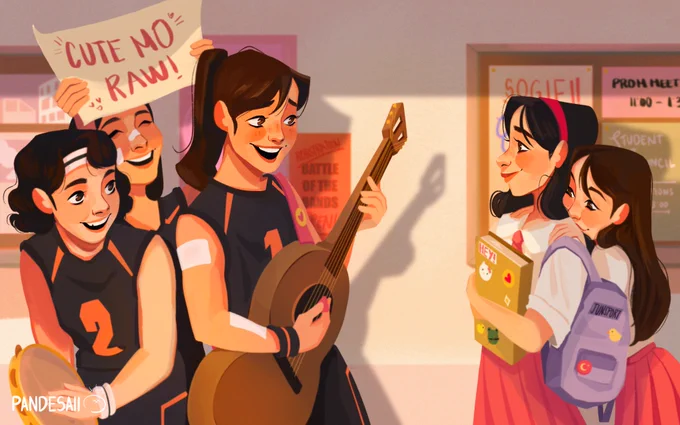 this lesbian and her art can be percieved for a week happy #lesbianvisibilityweek !! 