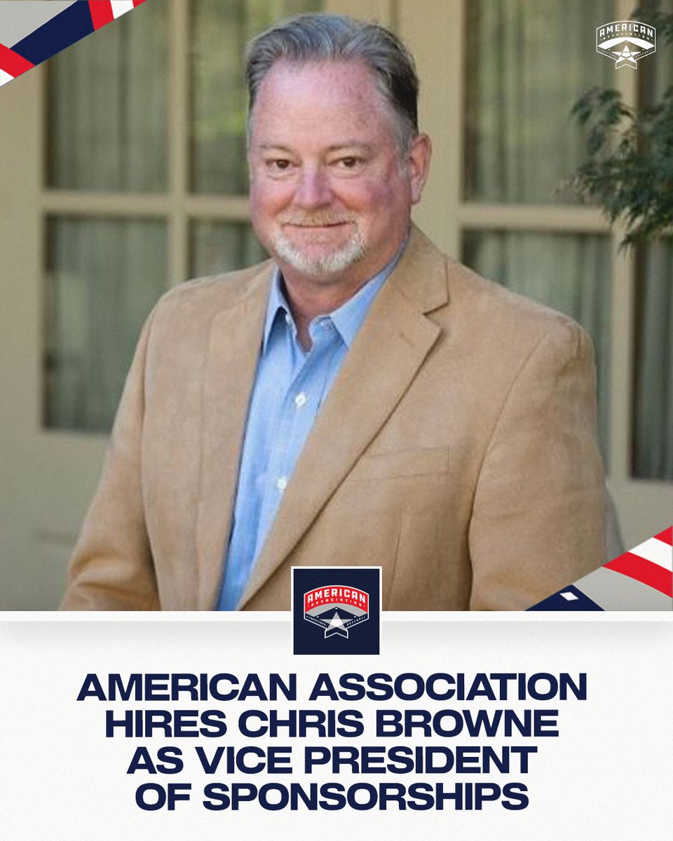 The AAPB has named Chris Browne as, Vice President of Sponsorships. In his role, Browne will handle sponsorship services for the league, coordinate sponsor-related jewel events including the All-Star Game, the Miles Wolff Cup, and Baseball Champions League in addition to other