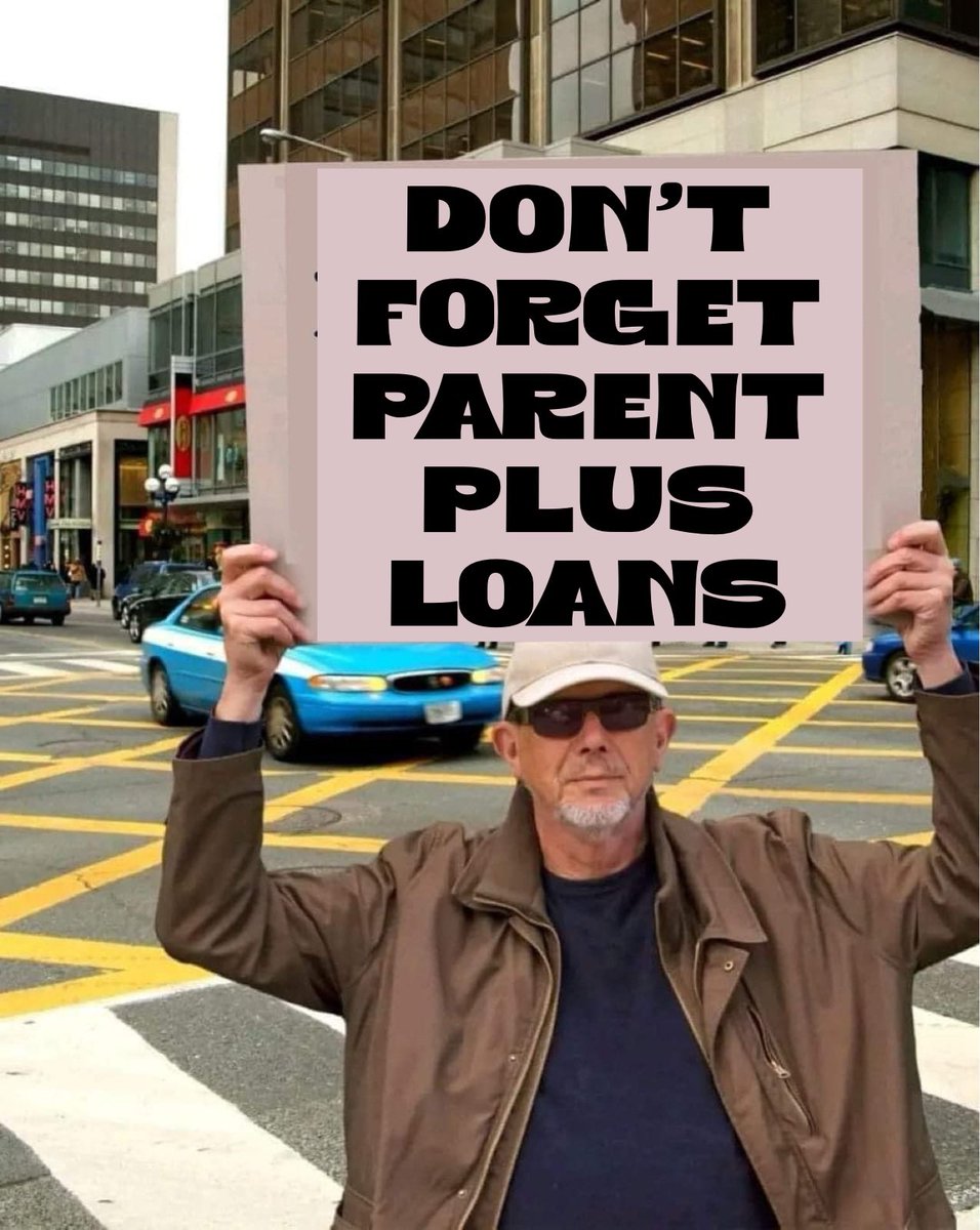 Aging parents want to retire but they can’t with these predatory student loans. They will have to continue to work until they die. #studentloans #cancelstudentloans #CancelALLStudentDebtNOW #CancelStudentDebt #SocialSecurity #retirement