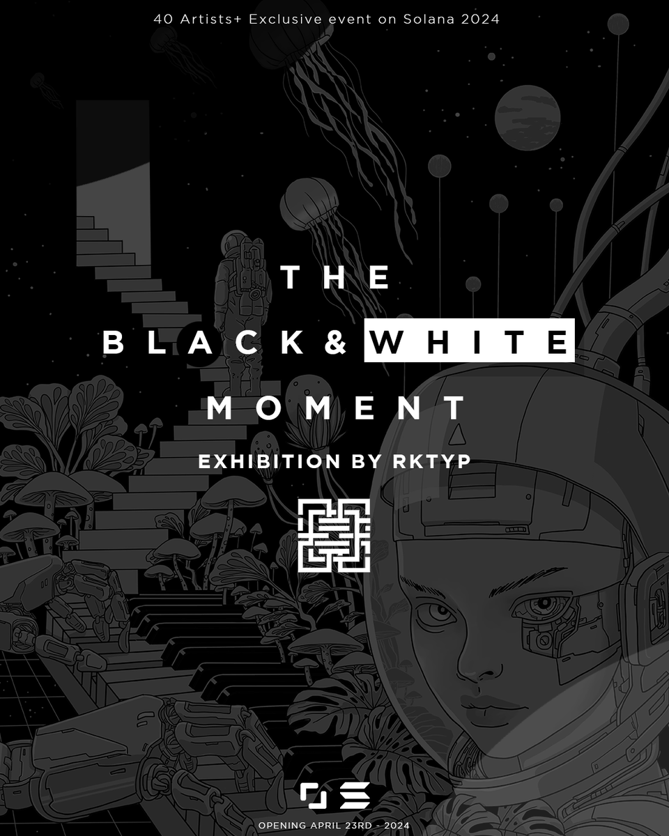 🔥 Gm Beautiful Web3 and Grand Opening!! 💥 'The Black and White Moment' Exhibition is here! Featuring more than 40 incredible artists. exchange.art/rktyp/exhibiti… I'm very proud of the work that has been done, and the outcome is undoubtedly outstanding. Of course, nothing would…