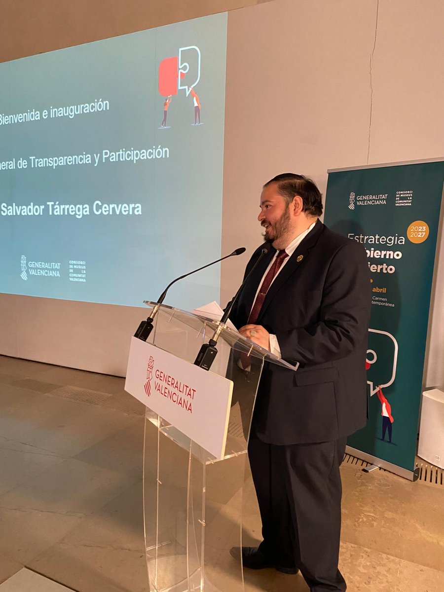 GVAGovernObert's tweet photo. 🎯El DG de Transparencia y Participación, @JoseSTarrega, presenta la #EstrategiaGobiernoAbierto 2023-2027 de la @generalitat https://t.co/ckF4OsAcQH