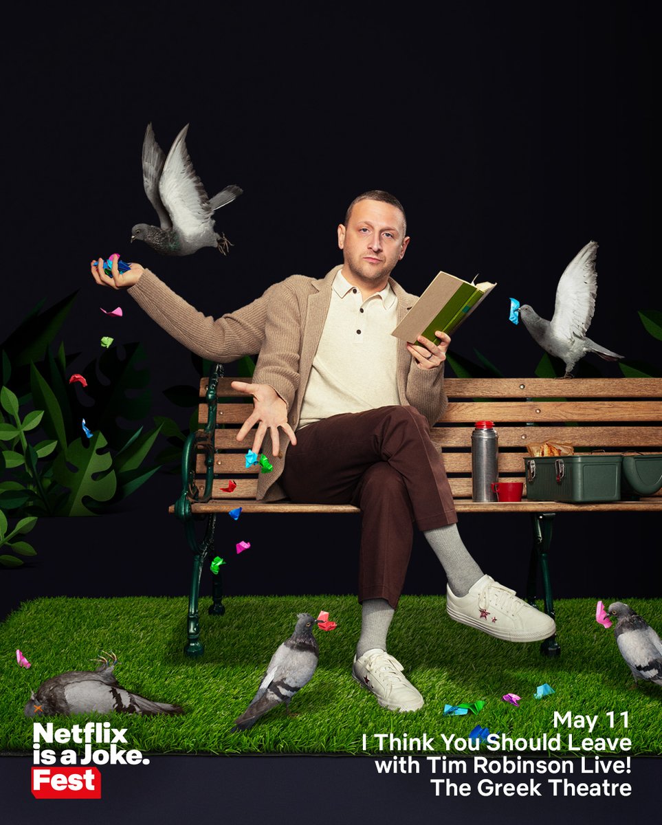 I Think You Should Leave With Tim Robinson Live! is coming to The Greek Theatre on May 11 for #NetflixIsAJokeFest! Get your tickets at netflixisajokefest.com