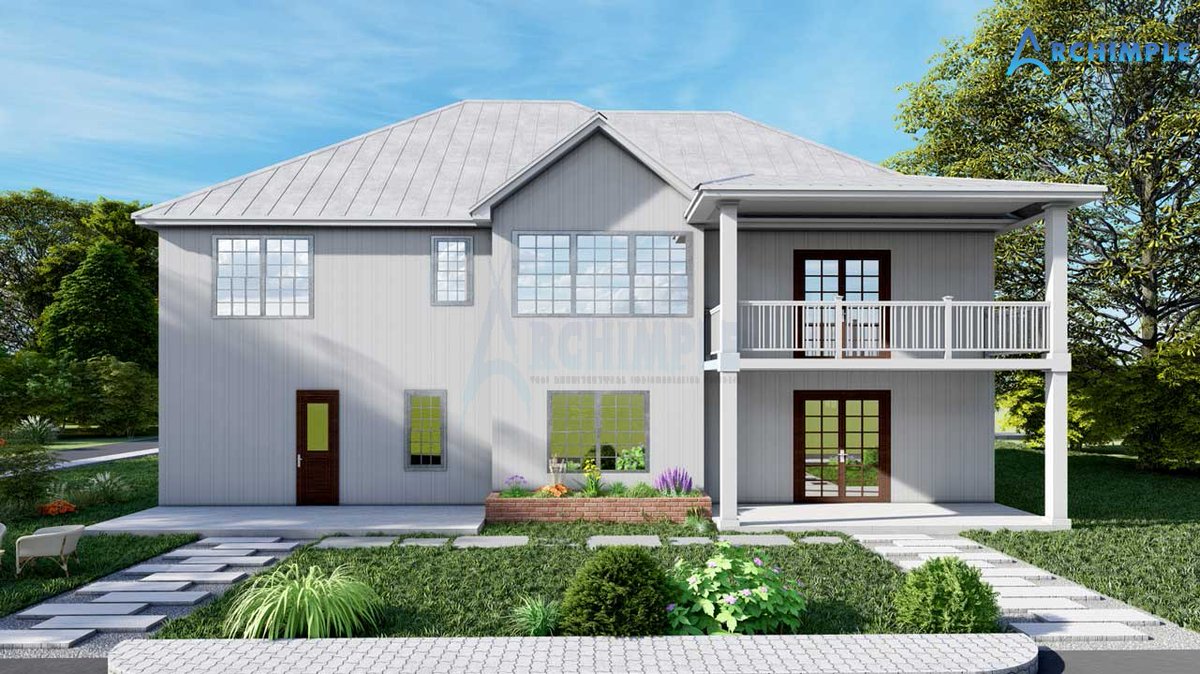 archimple_llc's tweet photo. discover stunning Bangalow house!
Simplistic two-story farmhouse plan with modern bungalow vibes. Features four bedrooms, formal living room, sleek kitchen, and master suite with private balcony.
details: dehttps://rb.gy/7i8a3h
#bangalowhouse #modernelegance https://t.co/2AJ6tghfKE