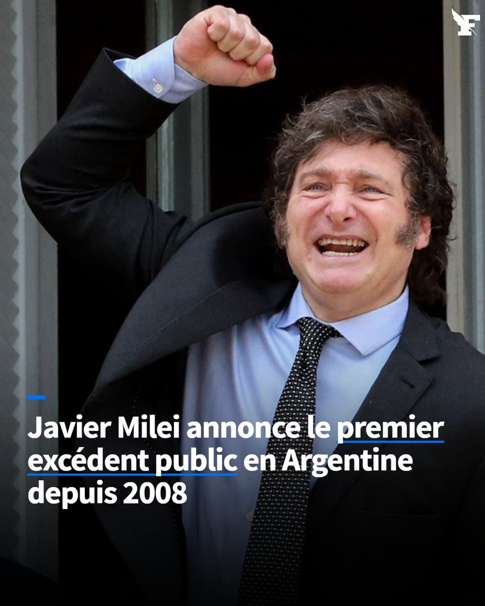 Au premier trimestre de cette année, le pays serait parvenu à dégager un excédent budgétaire de 275 milliards de pesos, soit l’équivalent de 300 millions de dollars. Le nouveau président argentin a évoqué un «exploit». → lefigaro.fr/conjoncture/ja…