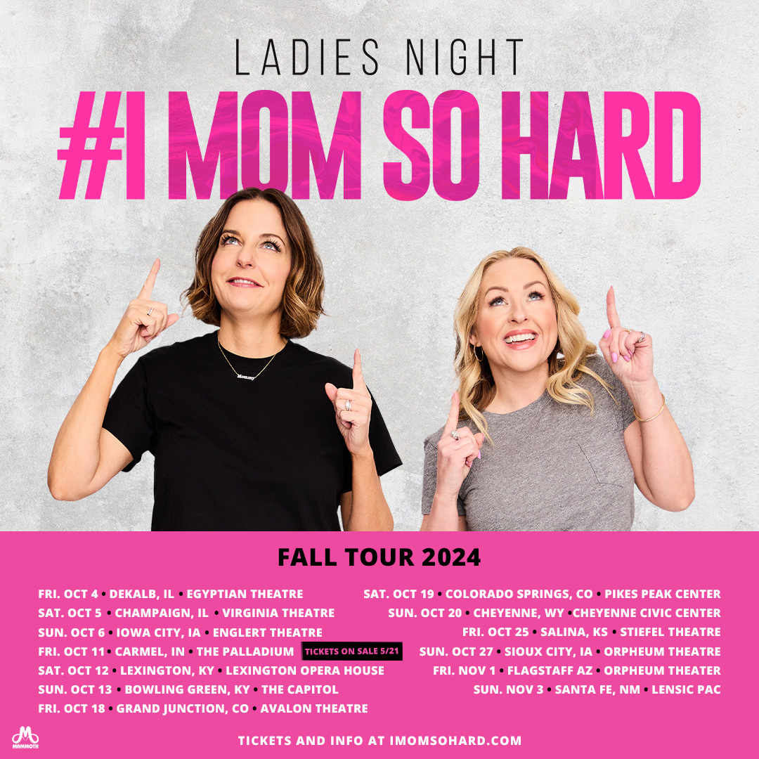 Just announced: @imomsohard - coming to a city near you! Tickets go on sale Friday at 10am on imomsohard.com