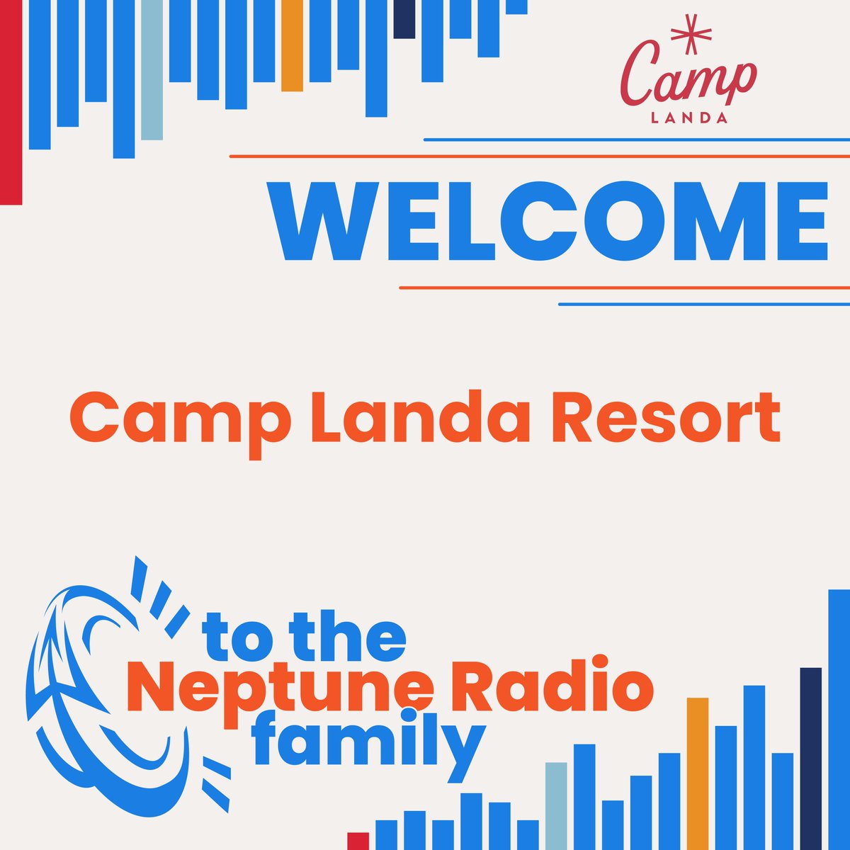 Camp Landa Resort in Texas is now a Neptune Radio partner! We’re excited to elevate the experience for your guests with 100% lyric-safe music and a professional radio sound they’ll love! Welcome to the Neptune family, Camp Landa Resort!