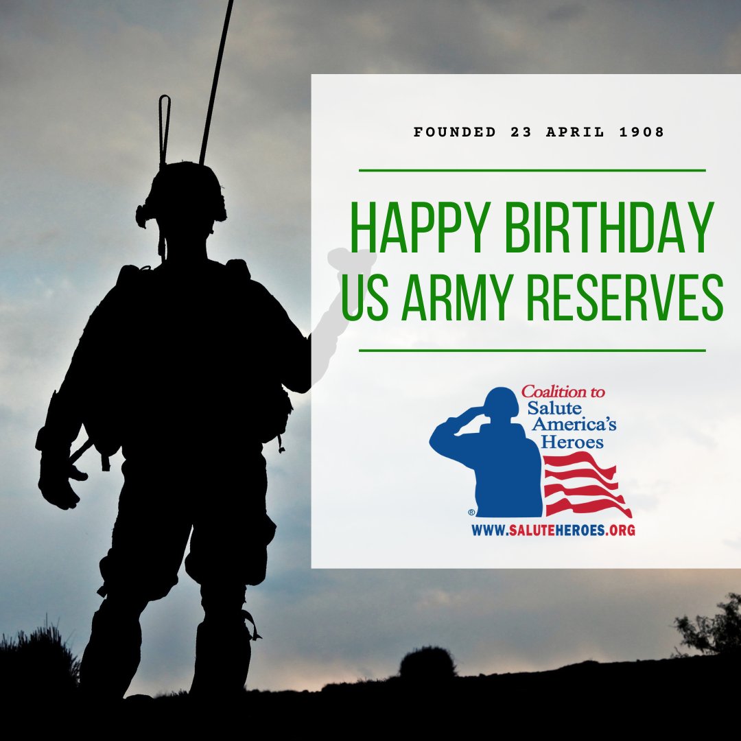 'Ready to face the challenges of tomorrow!' Thank you #ArmyReserves and #HappyBirthday to you! 🎂🪖🇺🇸

This year's theme: 'Building Critical Skills for the Nation.'

#SaluteHeroes #DisabledVeterans #ServingOurVeterans #VeteranNonProfit #AmericasHeroes