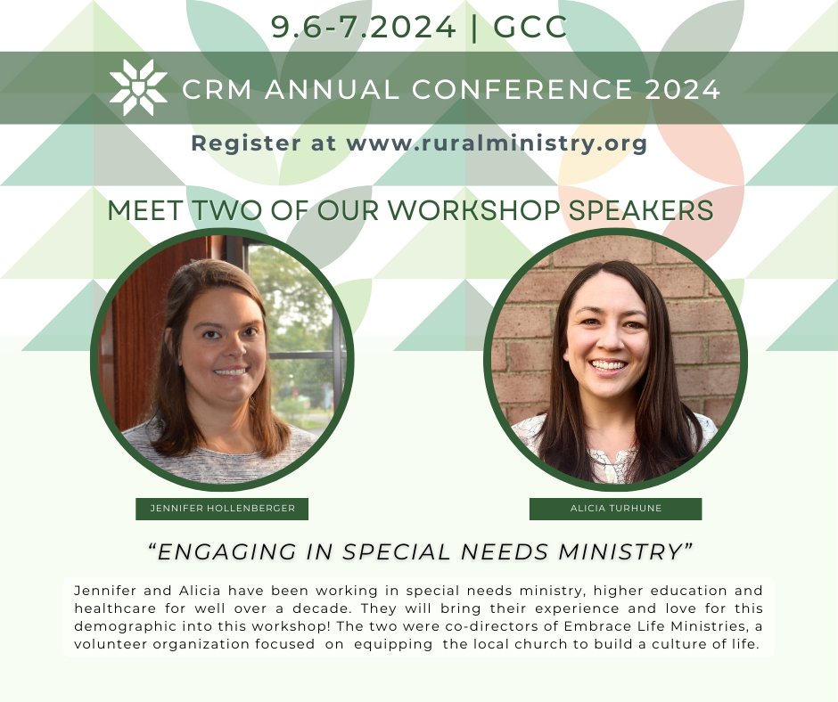 Here's another reason not to miss the 2024 CRM Ministry Conference: Did you know that people with disabilities are one of the largest demographics worldwide that remain unreached by the gospel?

Registration is open: ruralministry.org/conference-2024