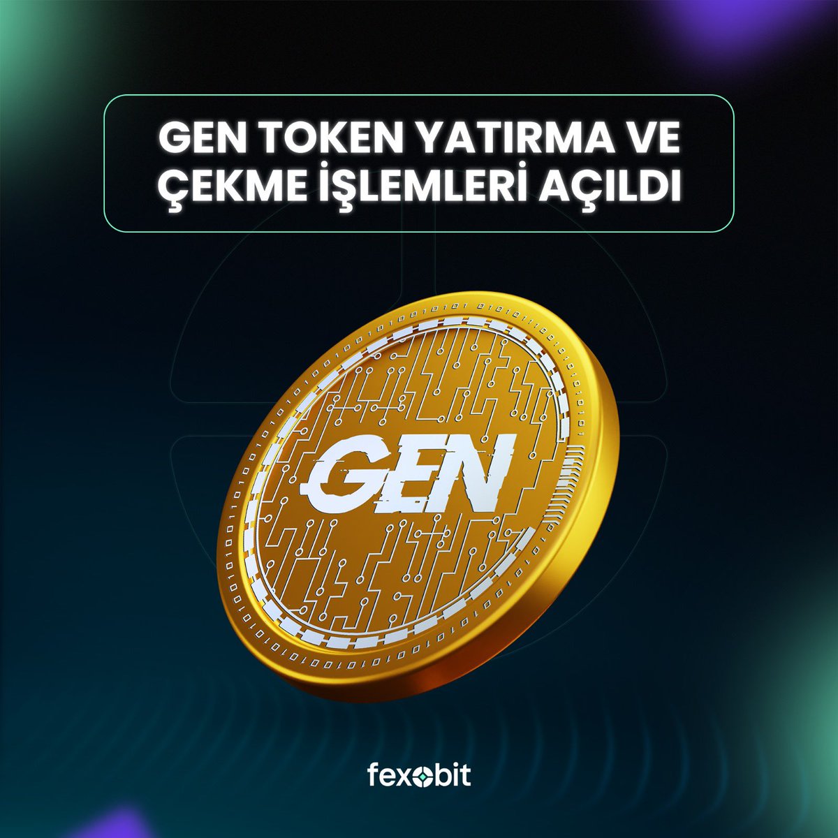 #GenToken ile Phantom/Trust Wallet/Metamask gibi sıcak/soğuk cüzdanlara yatırma/çekme işlemi yapılabilir! 💜🔥