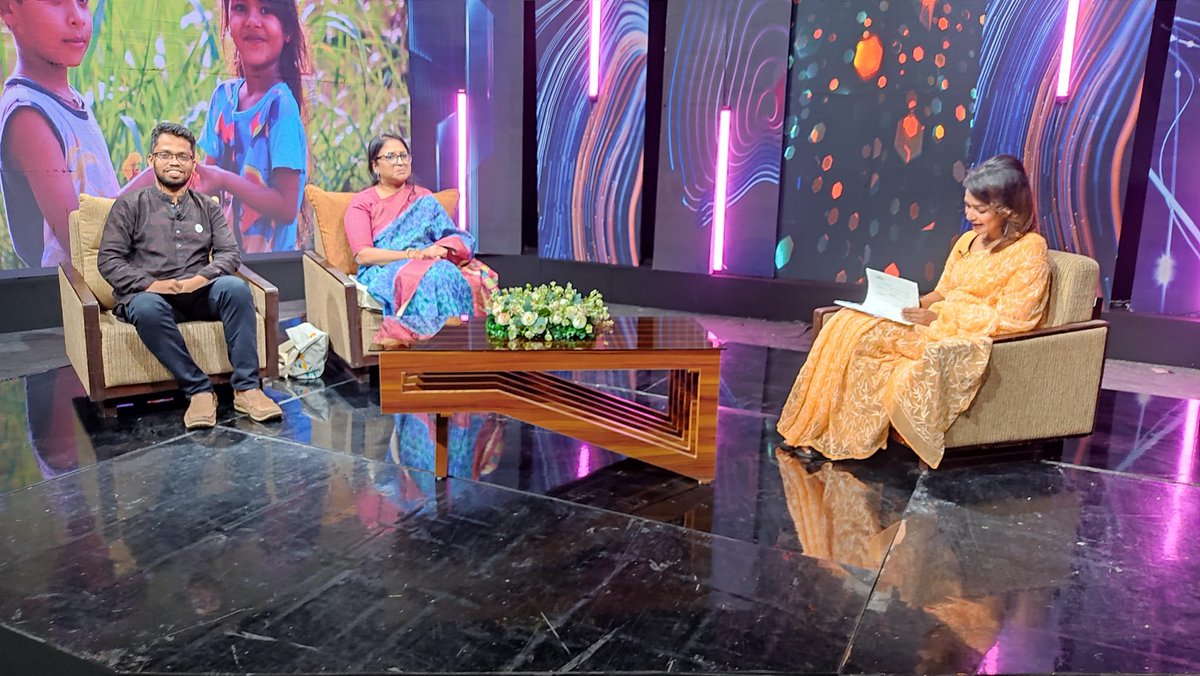 Today on the 'Expectation of the Generation' 📺talskshow at @btvbangladesh, I shared a pressing issue: in 🇧🇩, the rate of #ChildMarriage is increasing as a direct impact of climate change. 

Many child brides lack access to #SRHR info & services, leading to unsafe pregnancies.