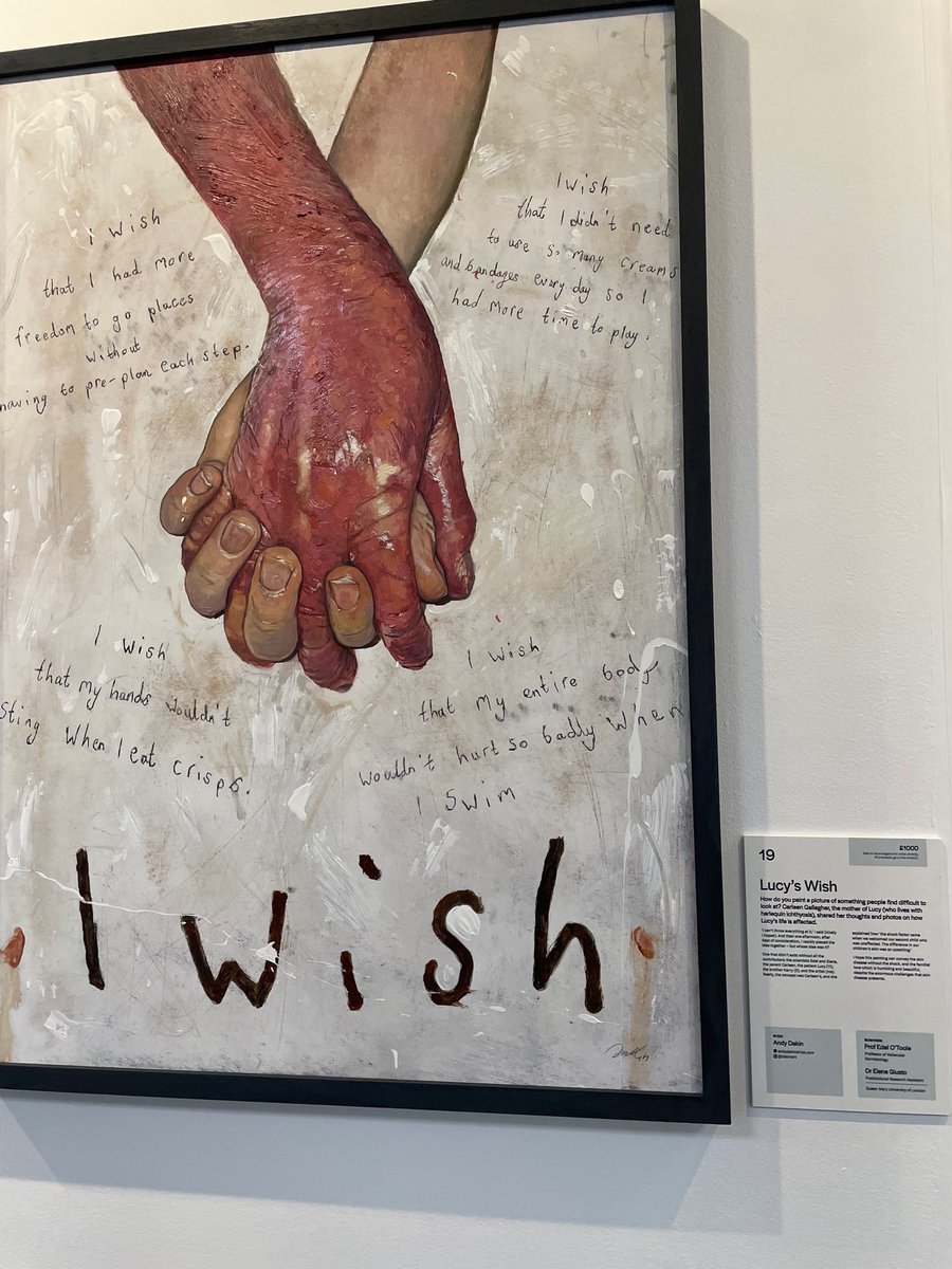 Translating science through art “I wish” illustrating the unrecognised impact of rare skin diseases for children @LifeArc1 @Kidney_Research #UKKidneyEcosystem #LATSS2024