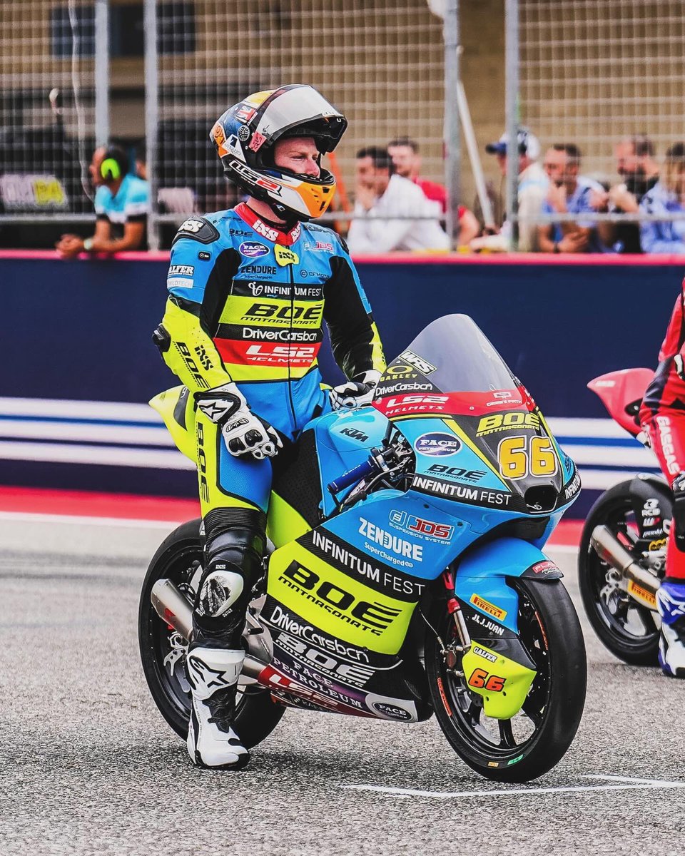 ¡Nos vamos a Jerez! 💃 This weekend we are racing the #SpanishGP, a very special Grand Prix for the whole team, but especially for @david64official ✌🏼 We are looking forward to racing at home! 🇪🇸 #Moto3 #MotoGP #BOEMotorsports