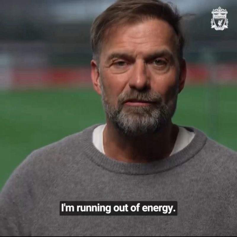 Fun fact;

Jurgen Klopp has a diploma in sports science, but his thesis focused on racewalking, not football.

No wonder he bottles it every-time. He walks when he's in a race 🤣