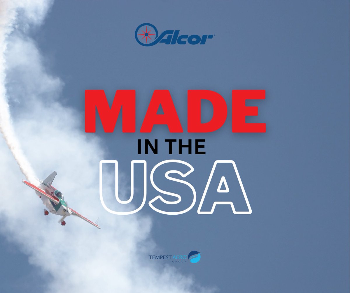 We are proud to be made in the USA!

#Alcor #madeintheUSA #generalaviation