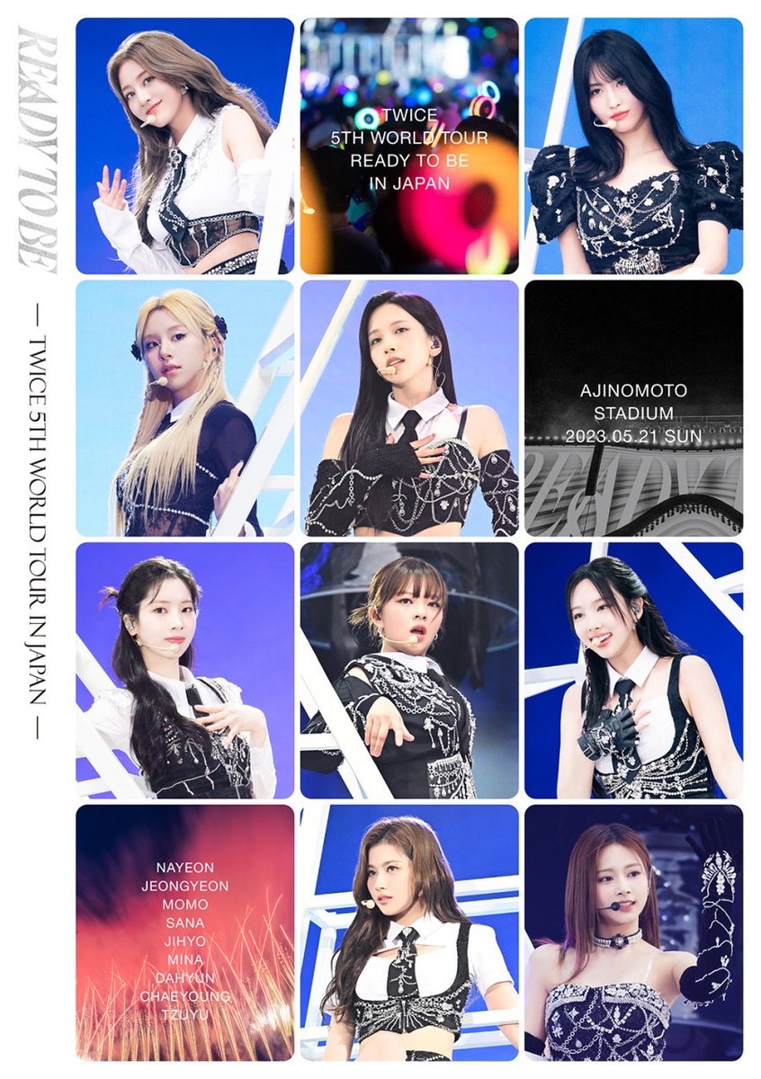 TWICE LIVE DVD &amp; Blu-ray
『TWICE 5TH WORLD TOUR ‘READY TO BE’ in JAPAN』 
2024.04.24 Release

感動的だったあの日の光景を、TWICEと一緒に体感しましょう✨

twicejapan.com/feature/5thwor…

#TWICE #TWICE_5TH_WORLD_TOUR