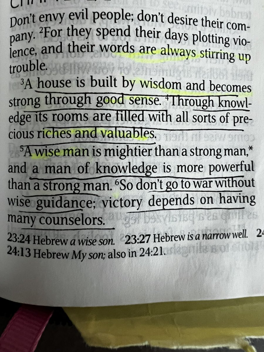 Proverbs 24:3-6