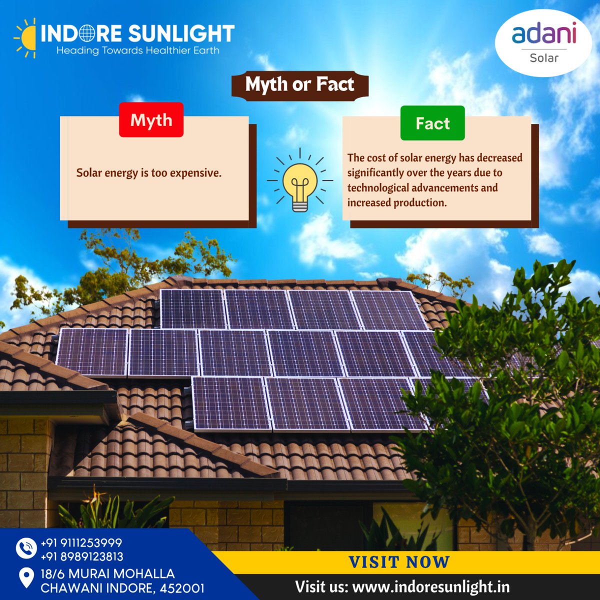 Harvesting the power of Indore's radiant sun with solar panels.
#SolarEnergy #CleanEnergy #IndoreSunlight #RenewableFuture
.
.
.
#IndoreSunlightthrough #SolarPanels #RenewableEnergy #SustainableLiving #GreenTechnology #CleanPower #SolarRevolution #GoGreen #ClimateAction