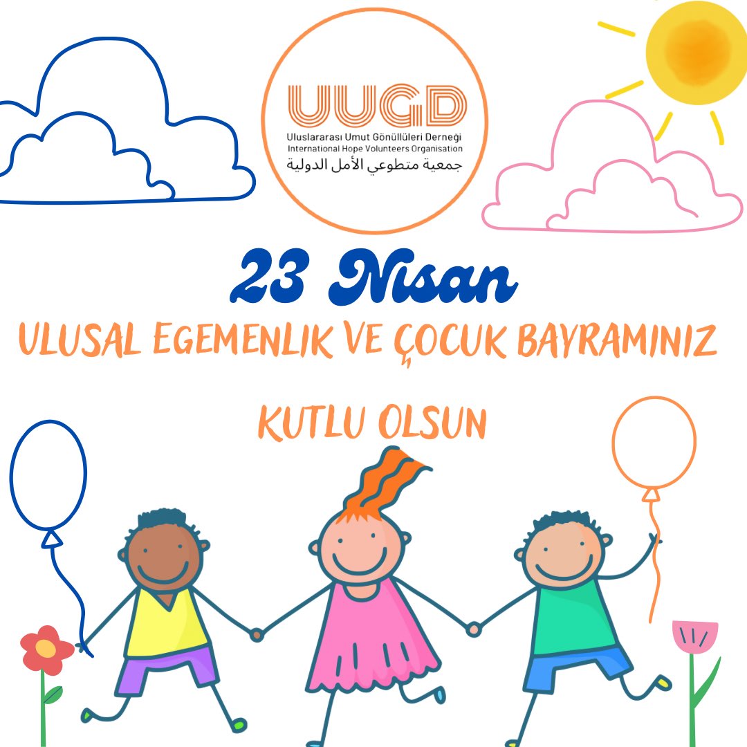 uugdtr's tweet photo. 23 Nisan Ulusal Egemenlik ve Çocuk Bayramımız Kutlu Olsun..🧡 https://t.co/q9lNVABPOJ
